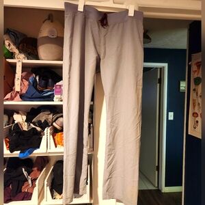 FIGS Pants Womens L/ Gray Technical Collection Scrubs Bottom